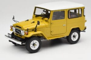 Toyota Land Cruiser FJ40 Horčicový Žltý Kyosho 1:18 08971Y Kov