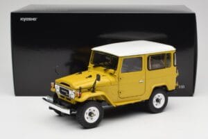 Toyota Land Cruiser FJ40 Horčicový Žltý Kyosho 1:18 08971Y Kov – obrázok 8 z 8