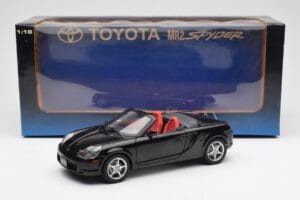 Toyota MR2 Spyder W30 Čierny LHD AUTOart 1:18 78714 Kov – obrázok 8 z 8