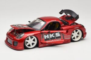 Toyota MR2 Spyder ZZW30 Tuned Červený Jada 1:18 63194 Kov – obrázok 2 z 8