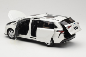 Toyota Sienna XL30 Biely OEM 1:18 TOYOTA013 Kov – obrázok 5 z 8