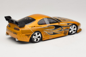 Toyota Supra A80 Zlatý Tunerz Edition Hot Wheels 1:18 B6091 Kov – obrázok 3 z 7