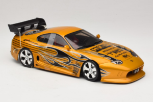 Toyota Supra A80 Zlatý Tunerz Edition Hot Wheels 1:18 B6091 Kov – obrázok 5 z 7