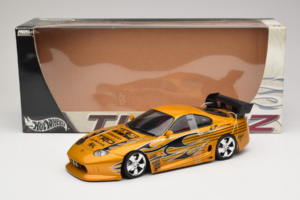Toyota Supra A80 Zlatý Tunerz Edition Hot Wheels 1:18 B6091 Kov – obrázok 7 z 7