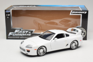 Toyota Supra Mk4 Biely Fast & Furious Jada 1:18 97509 Kov – obrázok 6 z 6