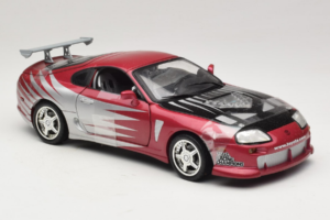 Toyota Supra A80 Fast & Furious Fialový Strieborný ERTL 1:18 33708 Kov – obrázok 4 z 6