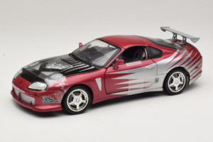 Toyota Supra A80 Fast & Furious Fialový Strieborný ERTL 1:18 33708 Kov