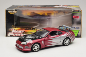 Toyota Supra A80 Fast & Furious Fialový Strieborný ERTL 1:18 33708 Kov – obrázok 6 z 6
