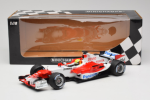 Toyota TF105 #17 R. Schumacher Panasonic Toyota Racing 2005 Minichamps 1:18 100050017 Kov – obrázok 7 z 7