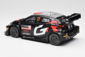 Toyota GR Yaris Rally1 #17 S. Ogier / V. Landais Rally Monte Carlo 2024 IXO 1:18 18RMC196 Kov – obrázok 5 z 6