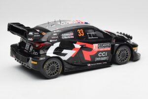 Toyota Yaris Rally1 WRC #33 E. Evans / S. Martin Rally Monte Carlo Night Version 2024 IXO 1:18 18RMC197 Kov – obrázok 2 z 6