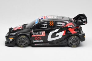 Toyota Yaris Rally1 WRC #33 E. Evans / S. Martin Rally Monte Carlo Night Version 2024 IXO 1:18 18RMC197 Kov – obrázok 3 z 6