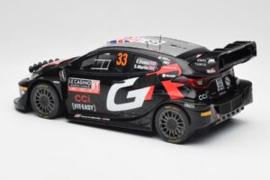 Toyota Yaris Rally1 WRC #33 E. Evans / S. Martin Rally Monte Carlo Night Version 2024 IXO 1:18 18RMC197 Kov – obrázok 5 z 6