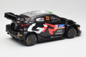Toyota Yaris Rally1 WRC #33 E. Evans / S. Martin Rally Sweden 2024 IXO 1:18 18RMC200 Kov – obrázok 2 z 6