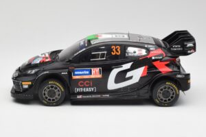 Toyota Yaris Rally1 WRC #33 E. Evans / S. Martin Rally Sweden 2024 IXO 1:18 18RMC200 Kov – obrázok 3 z 6