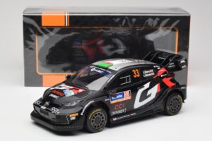 Toyota Yaris Rally1 WRC #33 E. Evans / S. Martin Rally Sweden 2024 IXO 1:18 18RMC200 Kov – obrázok 6 z 6