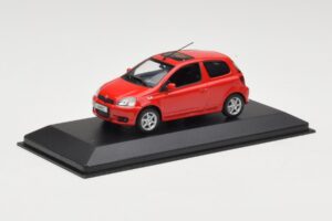 Toyota Yaris TS Červený Minichamps 1:43 430166062 Kov – obrázok 2 z 4