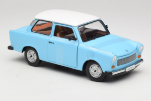 Trabant 601 Deluxe Modrý Biely Sun Star 1:18 4286 Kov – obrázok 4 z 6