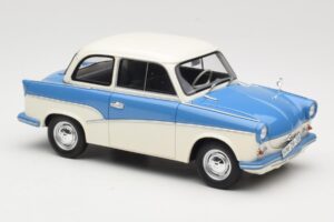 Trabant P50 Svetlomodrý Krémový BoS Models 1:18 BOS035 Živica – obrázok 4 z 6