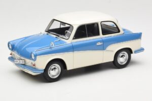 Trabant P50 Svetlomodrý Krémový BoS Models 1:18 BOS035 Živica