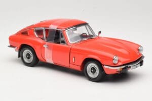 Triumph GT6 Mk3 Červený Sun Star 1:18 1056 Kov – obrázok 4 z 6