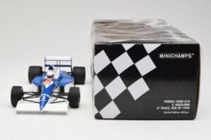 Tyrrell Ford 018 #4 S. Nakajima 6th Place USA GP 1990 Minichamps 1:18 110900003 Kov – obrázok 6 z 6