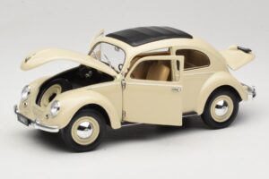 Volkswagen Beetle Type 1 Classic Biely Welly 1:18 18040W Kov – obrázok 2 z 8