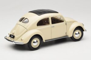Volkswagen Beetle Type 1 Classic Biely Welly 1:18 18040W Kov – obrázok 3 z 8