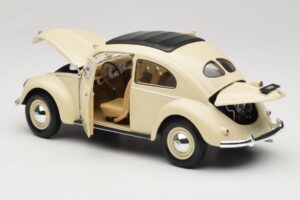Volkswagen Beetle Type 1 Classic Biely Welly 1:18 18040W Kov – obrázok 5 z 8