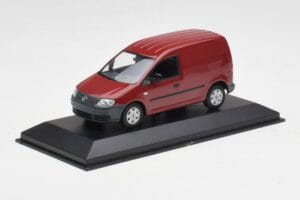 Volkswagen Caddy 2K Tmavo Červený Minichamps 1:43 CADDY004 Kov – obrázok 2 z 4