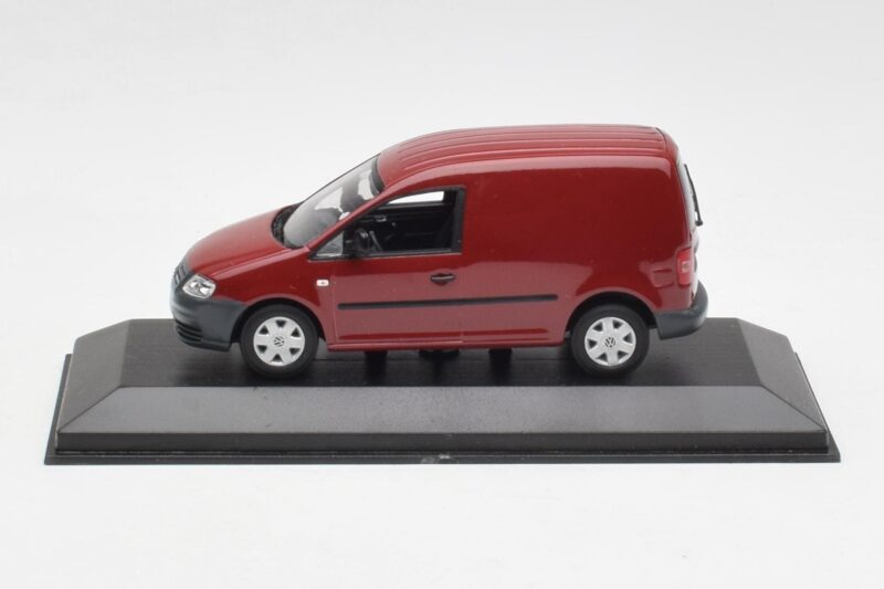 Volkswagen Caddy 2K Tmavo Červený Minichamps 1:43 CADDY004 Kov