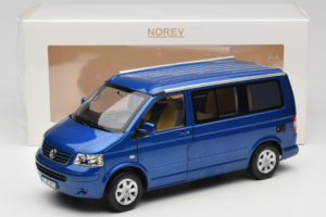 Volkswagen California T4 Ravenna Blue Metallic Norev 1:18 188607 Kov – obrázok 8 z 8