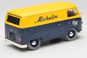 Volkswagen T1 Combi Michelin Čierny & Žltý Solido 1:18 9406 Kov – obrázok 3 z 8