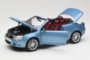 Volkswagen Eos Modrý Norev 1:18 188422 Kov – obrázok 2 z 8