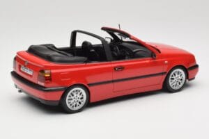 Volkswagen Golf Kabriolet Mk3 Červený Norev 1:18 188433 Kov – obrázok 2 z 6