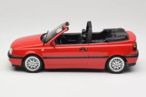 Volkswagen Golf Kabriolet Mk3 Červený Norev 1:18 188433 Kov – obrázok 3 z 6