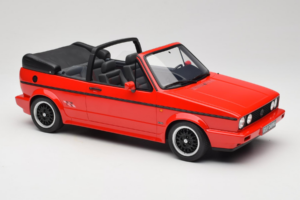 Volkswagen Golf Mk1 Kabriolet Sportline Červený Otto 1:12 G095 Živica – obrázok 4 z 6