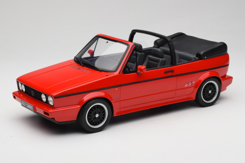 Volkswagen Golf Mk1 Kabriolet Sportline Červený Otto 1:12 G095 Živica