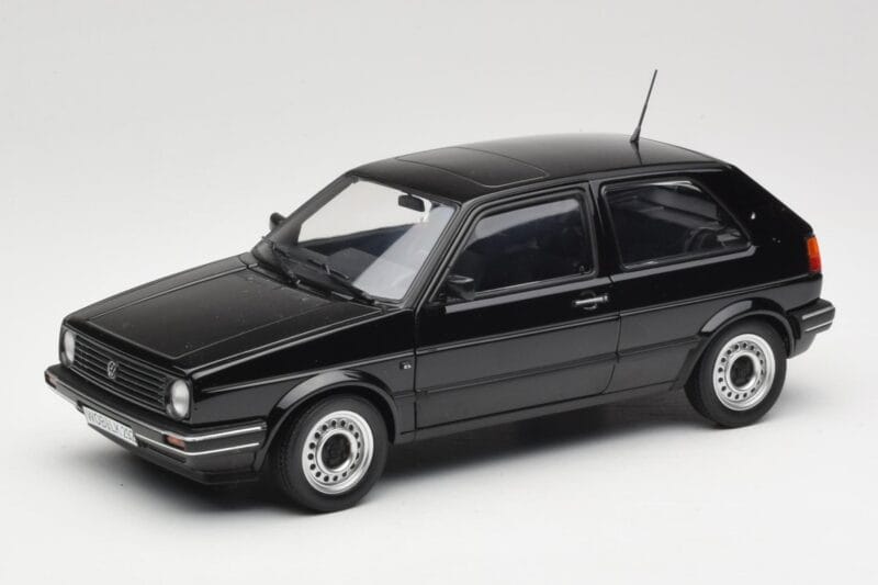 Volkswagen Golf CL Mk2 Čierny Norev 1:18 188554 Kov