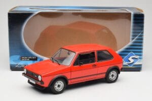 Volkswagen Golf GTI Mk1 Červený Solido 1:18 8166 Kov – obrázok 8 z 8