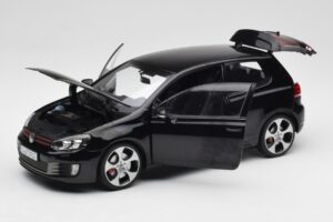 Volkswagen Golf GTI Mk6 Čierny Norev 1:18 188502 Kov – obrázok 2 z 8