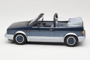 Volkswagen Golf Mk1 Kabriolet Bel Air Blue Metallic Norev 1:18 188404 Kov – obrázok 3 z 6