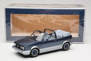 Volkswagen Golf Mk1 Kabriolet Bel Air Blue Metallic Norev 1:18 188404 Kov – obrázok 6 z 6