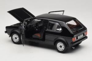 Volkswagen Golf Mk1 GTI Čierny Norev 1:18 188487 Kov – obrázok 5 z 8