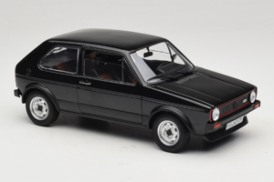 Volkswagen Golf Mk1 GTI Čierny Norev 1:18 188487 Kov – obrázok 6 z 8