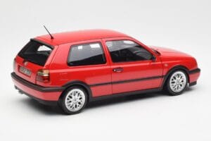 Volkswagen Golf Mk3 GTI Flash Red Norev 1:18 188418 Kov – obrázok 3 z 8