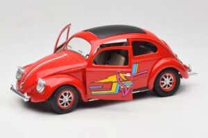Volkswagen Chrobák Červený Solido 1:18 8306 Kov – obrázok 2 z 8