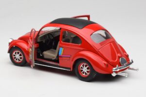 Volkswagen Chrobák Červený Solido 1:18 8306 Kov – obrázok 5 z 8