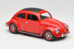Volkswagen Chrobák Červený Solido 1:18 8306 Kov – obrázok 6 z 8