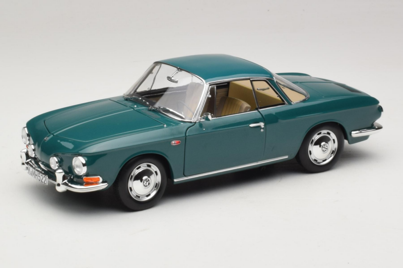 Volkswagen Karmann Ghia 1500 Zelený Norev 1:18 188648 Kov